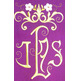 Estolón en los cuatro colores litúrgicos con IHS bordado morado