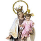 Imagen de la Virgen del Carmen con escapulario