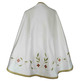 Manto de color blanco para Virgen María