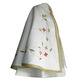 Manto de color blanco para Virgen María