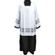 Roquete blanco con puntilla IHS