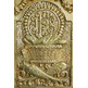 Sagrario de bronce con IHS y peces