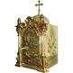 Sagrario de bronce con IHS y peces