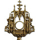 Custodia de bronce con tres capillas