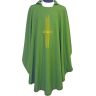 Casulla con Cruz bordada | Cuatro colores litúrgicos verde 