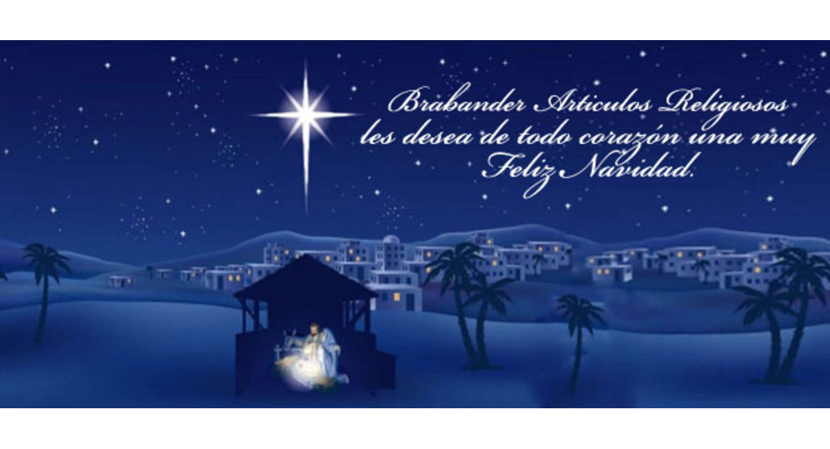 Artículos Religiosos Brabander te desea una feliz Navidad