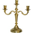 Candelabro de mesa para tres velas