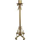 Candelero de forja dorado