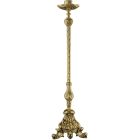 Candelero de pie en bronce