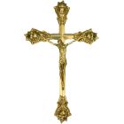 Crucifijo de bronce para pared