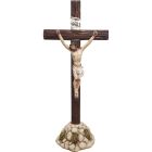Crucifijo de mesa con INRI | Resina