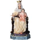 Virgen del Carmen sentada con el Niño