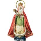 Virgen de la Candelaria con corona y aureola