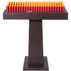 Lampadarios eléctricos 192 velas rojas led