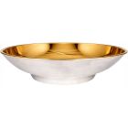 Patena de plata lisa con 10 cm. de diámetro