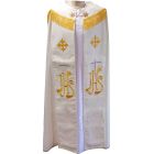 Capa pluvial de poliéster | Bordado IHS blanco