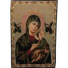 Tapiz Icono Bizantino Virgen Perpetuo Socorro