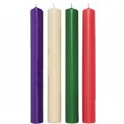 Velas de corona de Adviento | 4 colores | 3 cm. x 30 cm.