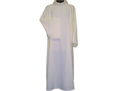 Alba lisa de poliéster color beige