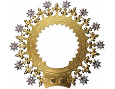 Añadir a la cesta Aureola con estrellas y flores de lis Aureola con estrellas y flores de lis