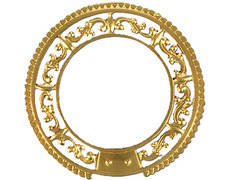 Añadir a la cesta Aureola de metal con decoración en relieve Aureola de metal con decoración en relieve