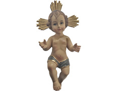 Niño Jesús de marmolina grande