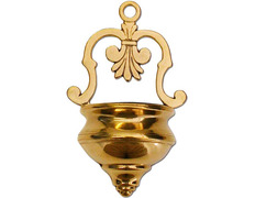 Benditera de bronce 17 x 10 cm.