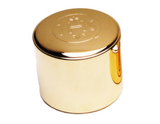 Caja de formas con baño de oro - 6,5 cm de altura