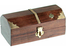 Caja para llaves de madera con  Cruz