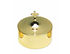 Caja de formas lisa con baño de oro de 24 kilates