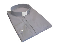 Añadir a la cesta Camisa gris claro | Cuello tirilla | Manga larga Camisa gris claro | Cuello tirilla | Manga larga