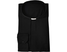 Añadir a la cesta Camisa negra sacerdotal con alzacuellos M/L Camisa negra sacerdotal con alzacuellos M/L