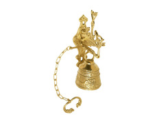 Añadir a la cesta Campana de monasterio fabricada en metal dorado Campana de monasterio fabricada en metal dorado