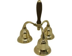 Campanilla litúrgica de mano con tres sonidos