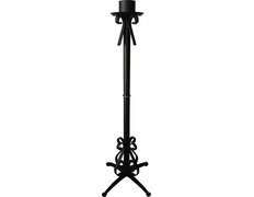 Candelero religioso de hierro forjado