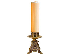 Candelero de altar - Vela de parafina de 5 cm.