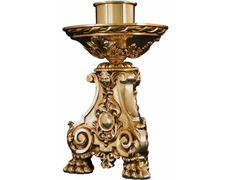 Candelero de bronce para mesa