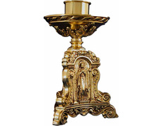 Candelero de mesa en bronce con Imagenes