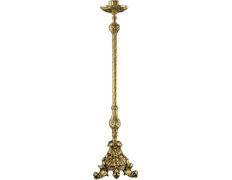 Candelero de pie en bronce
