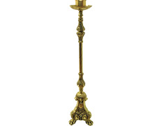 Candelero de pie realizado en bronce