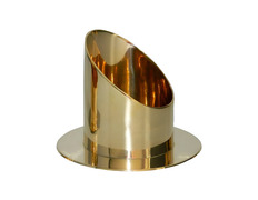 Candelero de mesa liso para velas de 5 cm.