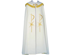 Añadir a la cesta Capa pluvial con Cruz bordada en hilo de oro verde Capa pluvial con Cruz bordada en hilo de oro verde