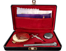 Cartera de Sacramentos rígida imitación piel 