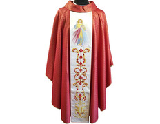 Casulla bordada Cristo Misericordioso