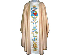 Casulla mariana | Estolón Virgen Perpetuo Socorro