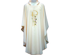 Añadir a la cesta Casulla de poliéster disponible en cuatro colores beige Casulla de poliéster disponible en cuatro colores beige