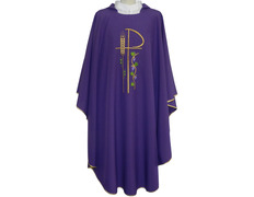 Añadir a la cesta Casulla de poliéster disponible en cuatro colores morado Casulla de poliéster disponible en cuatro colores morado
