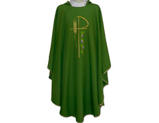 Añadir a la cesta Casulla de poliéster disponible en cuatro colores verde Casulla de poliéster disponible en cuatro colores verde
