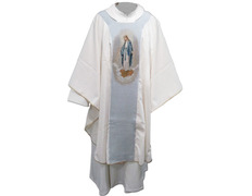 Casulla mariana con estolón Milagrosa
