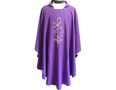 Añadir a la cesta Casulla bordada | Casulla en seis colores morado Casulla bordada | Casulla en seis colores morado